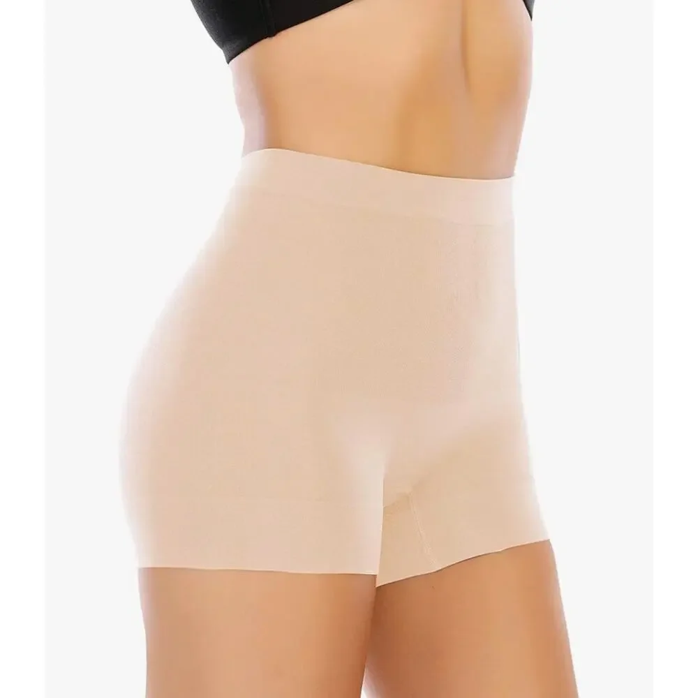 Hey Girl Nude Seamless Tummy Control Shapewear Shorts Womens Size XXL - Picture 1 of 6